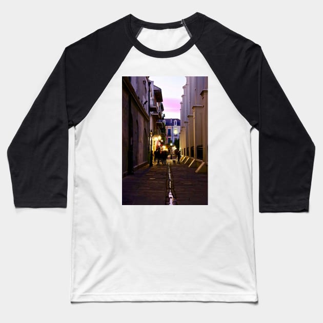 A Stroll Down Pirate Alley Baseball T-Shirt by somekindofguru